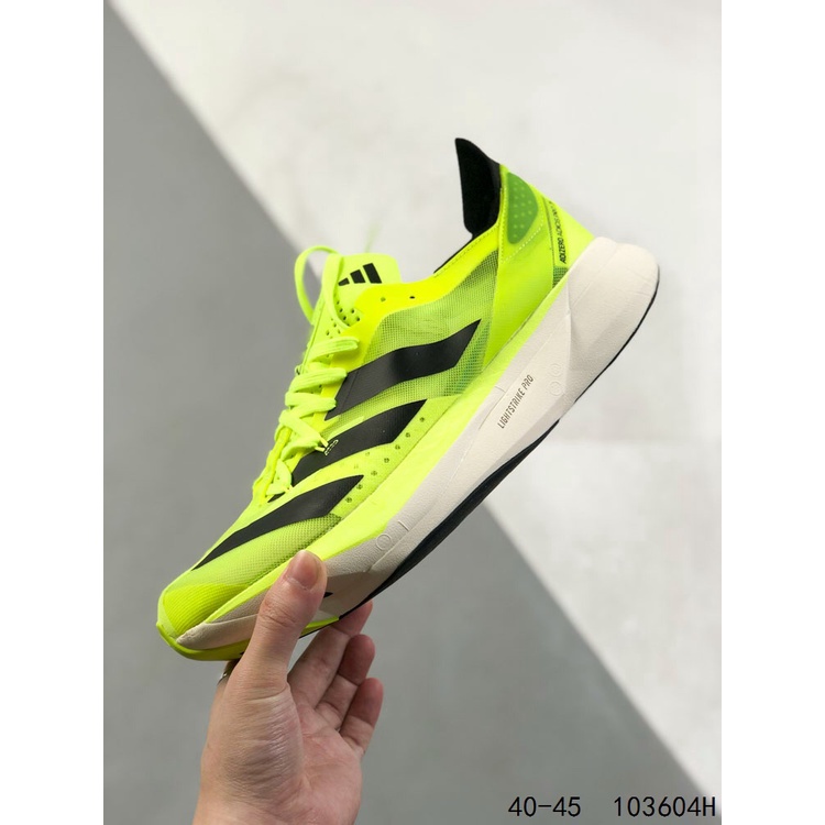Giày Thể Thao Chạy Bộ Adidas new Adizero Adios Pro3 2023 Bằng Sợi carbon Thấm Hút Tốt