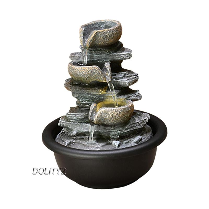 [Dolity2] Đài Phun Nước Thư Giãn Để Bàn Trang Trí Văn Phòng