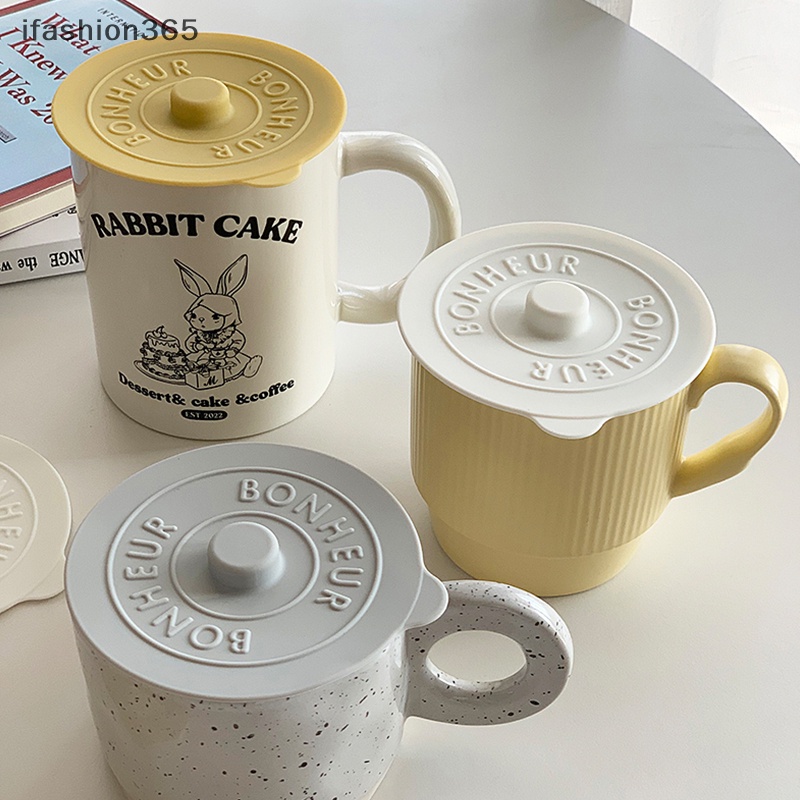 1 X Nắp Silicon Đậy Ly Chống Bụi Bẩn Thông Dụng ifashion365