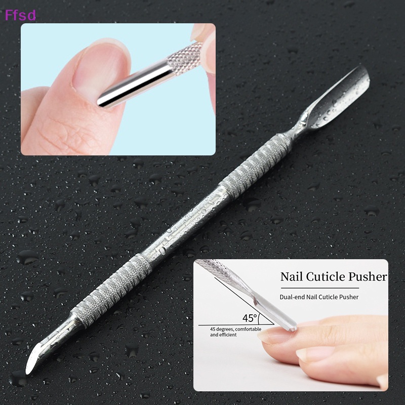 {Ffsd} Dụng Cụ Loại Bỏ Da Chết Bằng Thép Không Gỉ Cho Móng Tay * Bán Chạy