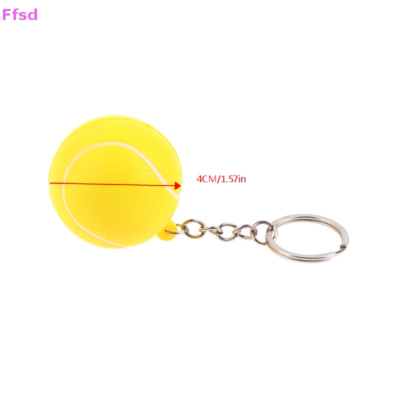 {Ffsd} Móc Chìa Khóa Xe Hơi Thể Thao * Hàng Bán Chạy Hình Quả Bóng Tennis