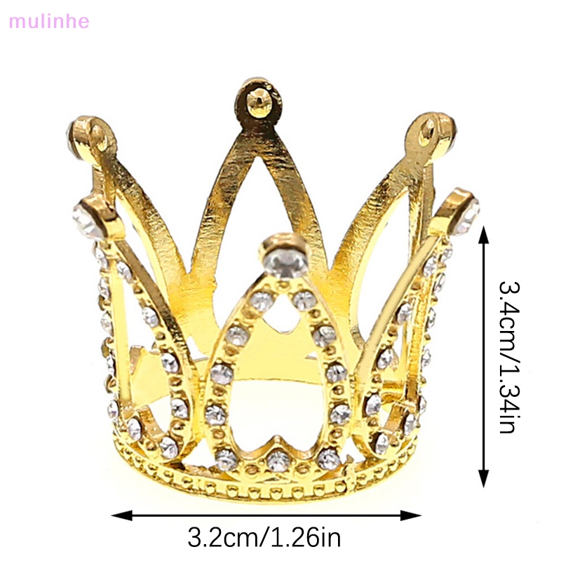 Vương Miện Công Chúa Mini Đính Ngọc Trai Và Pha Lê Trang Trí Tóc Cho Bé vn