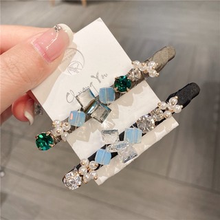 Kẹp Tóc Đính Pha Lê Phong Cách Hàn Quốc Đơn Giản