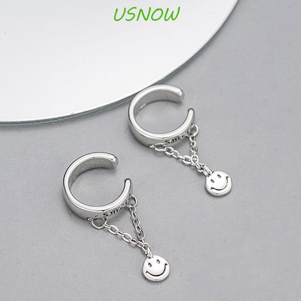 Bông Tai Kẹp Hình Mặt Cười Thời Trang Cá Tính Cho Nam Nữ