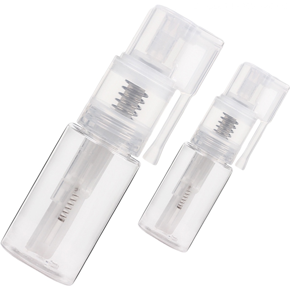 Set 2 Bình Xịt Rỗng Bằng Nhựa Trong Suốt Đựng Mỹ Phẩm Khô