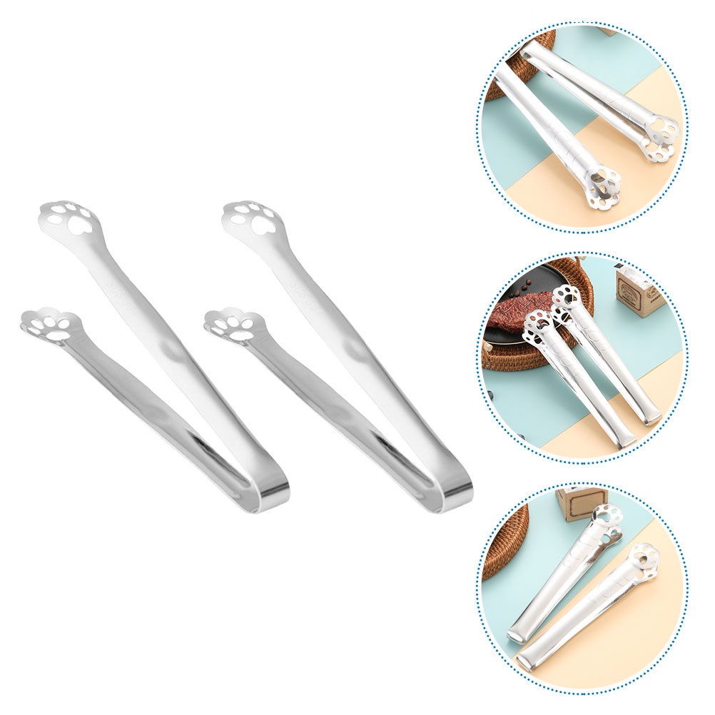 Set 2022 Kẹp Gắp Thức Ăn Mini Bằng Thép Không Gỉ