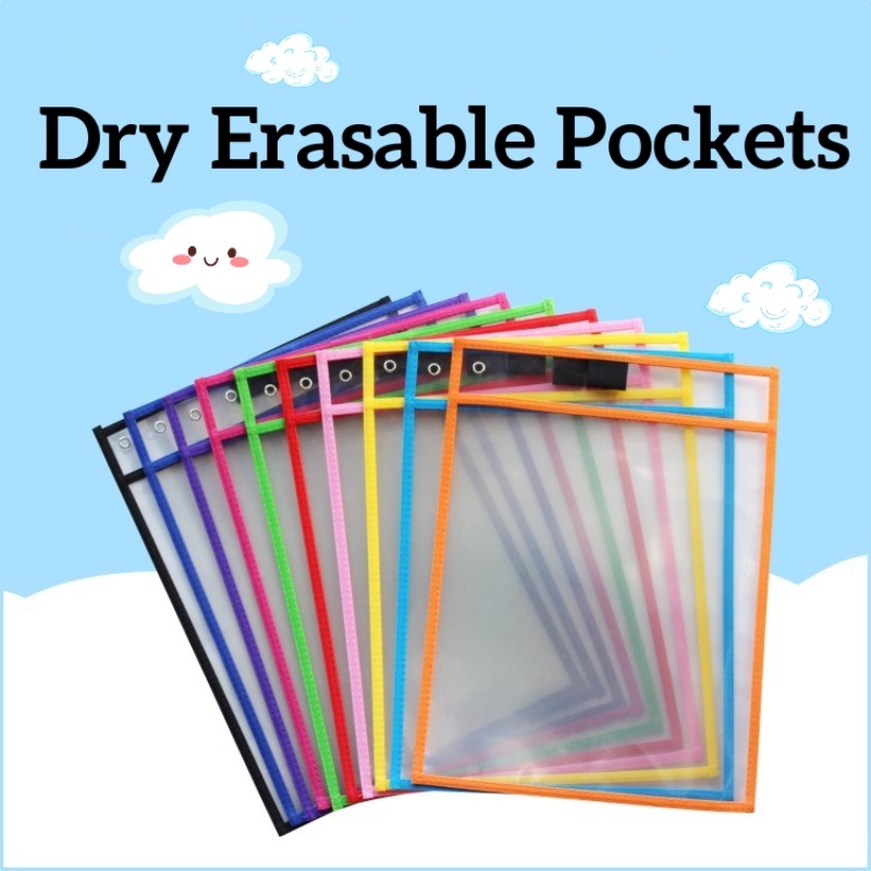 Túi Đựng Tài Liệu Và Bảng Vẽ DIY Trong Suốt Có Thể Xóa Được Đa Năng Tiện Lợi Dành Cho Trẻ Em