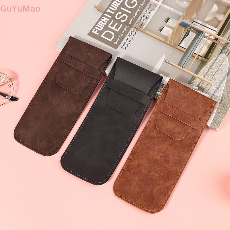 [cxGUYU] Túi Đựng Bút Bằng Da PU Phong Cách Cổ Điển Cho Đi Học / Du Lịch