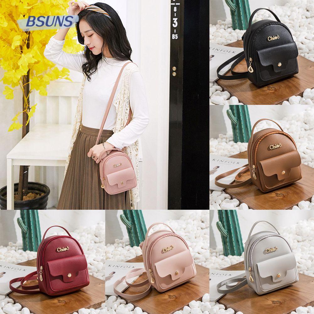 Ba Lô Du Lịch Mini Màu Trơn Thời Trang