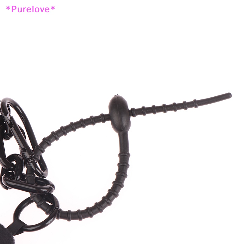 Móc Khóa Hình Bông Hoa Màu Đen Mềm Mại Xinh Xắn Mới