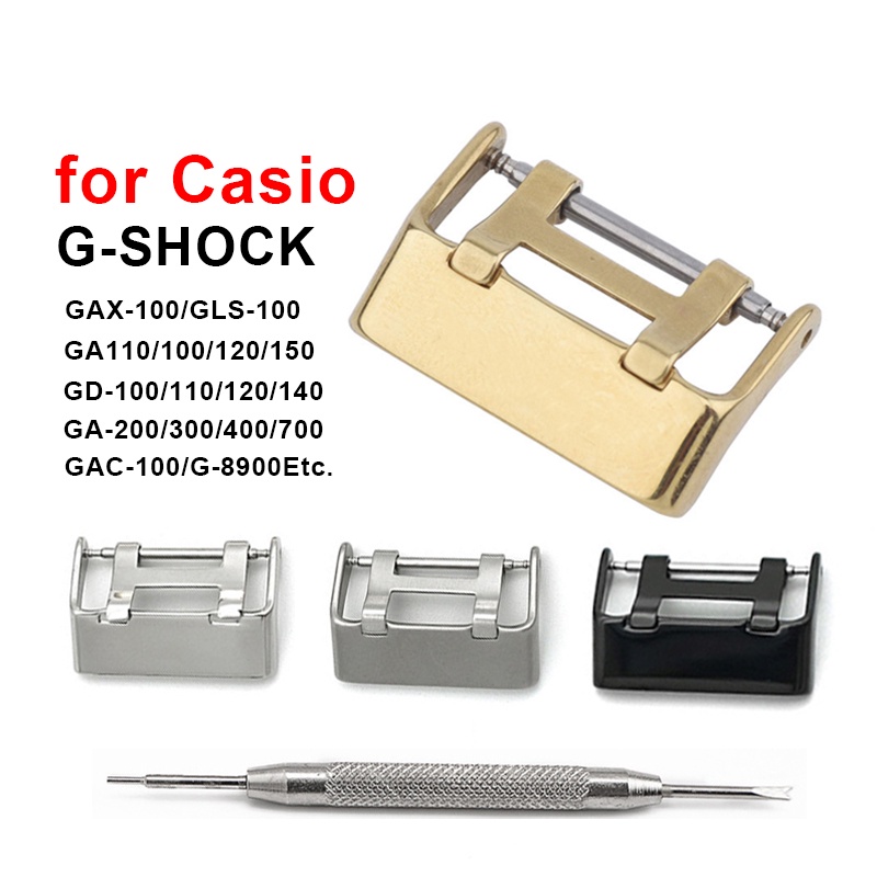 Khóa Inox Cho Đồng Hồ Casio G-SHOCK GA110 / 100 / 120 / 400 / 700