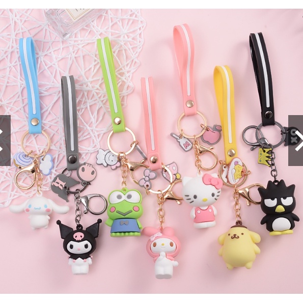 Sanrio Móc Chìa Khóa Hình Động Vật Hoạt Hình Đáng Yêu