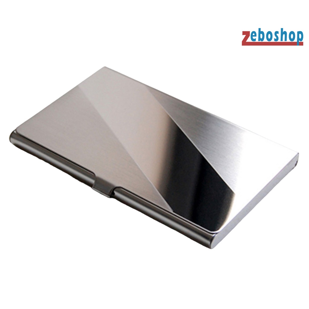 Ốp Điện Thoại Bằng Thép Không Gỉ Có Ngăn Đựng Thẻ Thời Trang