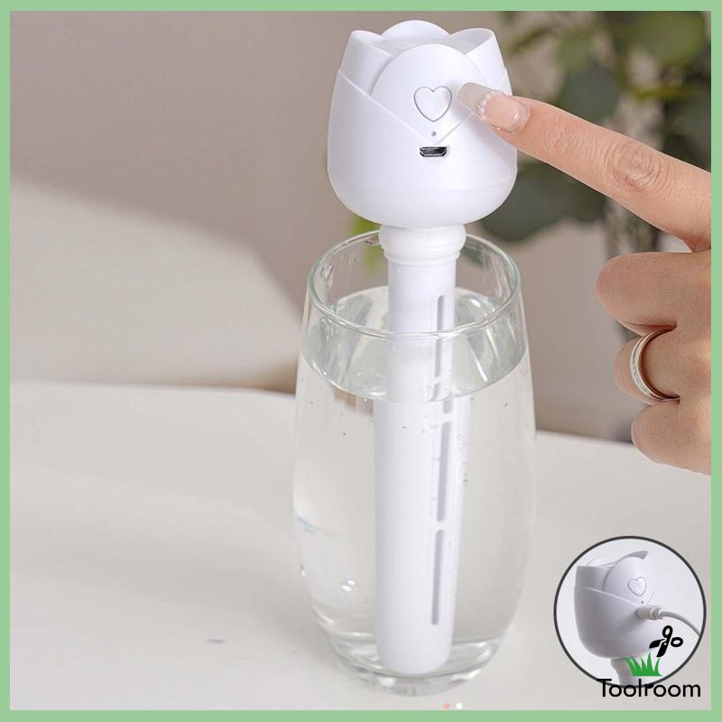 Máy Tạo Độ Ẩm Không Khí Mini Tự Động Tắt Mở Để Bàn Cạnh Giường