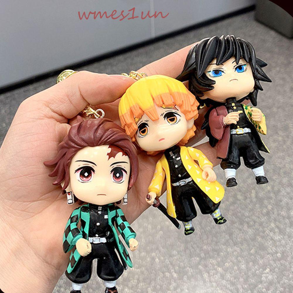 Móc Khóa Trang Trí Chất Lượng Cao Hình Hoạt Hình Demon Slayer WMES15H DIY