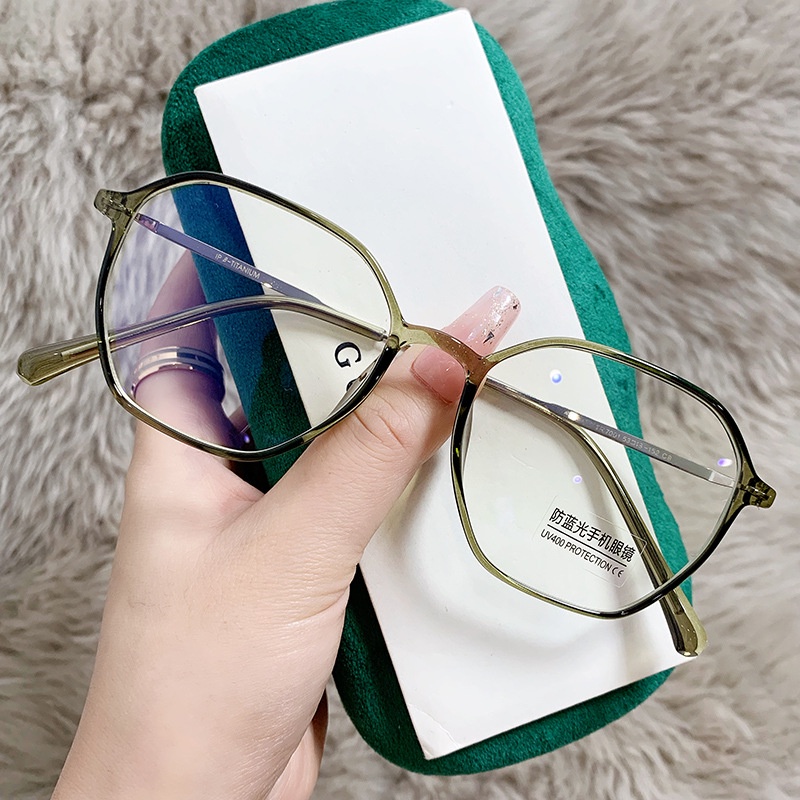 Mắt Kính TR90 Chống Bức Xạ Phong Cách Hàn Quốc Cho Nam Và Nữ