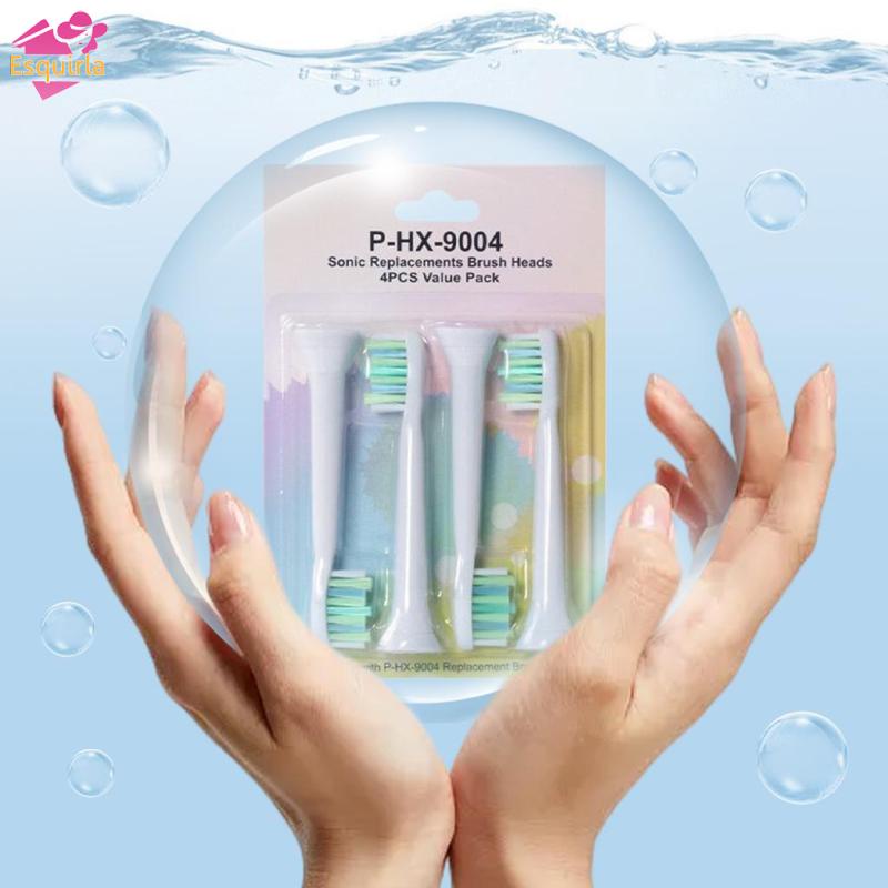 Bộ 4 đầu bàn chải đáng răng Esquirla thay thế cho Phillips