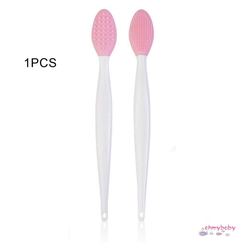 [OMB] Bàn chải làm sạch mặt bằng silicon Máy tẩy tế bào chết mũi hiệu quả Loại bỏ mụn đầu đen Mềm mại sâu mát xa [Z/8]