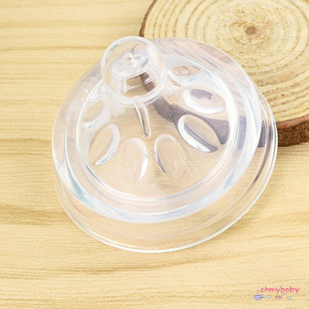 [InStock] Núm vú giả bằng silicon cho trẻ sơ sinh an toàn không độc hại Công cụ bé ăn đơn giản trong suốt mềm mại [Z/4]