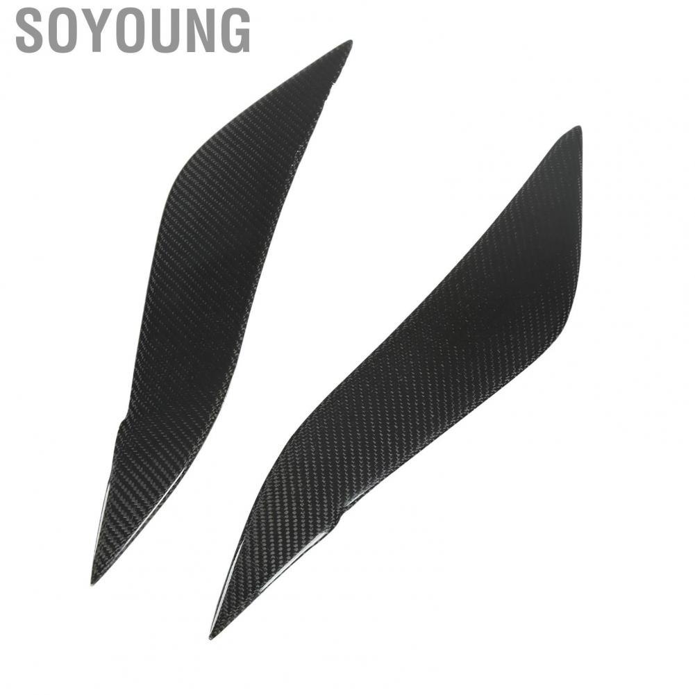 Soyoung Head Light Eyelid  Headlight Eyebrow Glossy Black Standard Design for Decoration