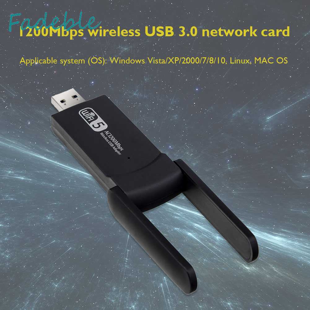 Usb Thu Sóng WiFi 1200Mbps Băng Tần Kép 802.11 ac USB 3.0 Thẻ