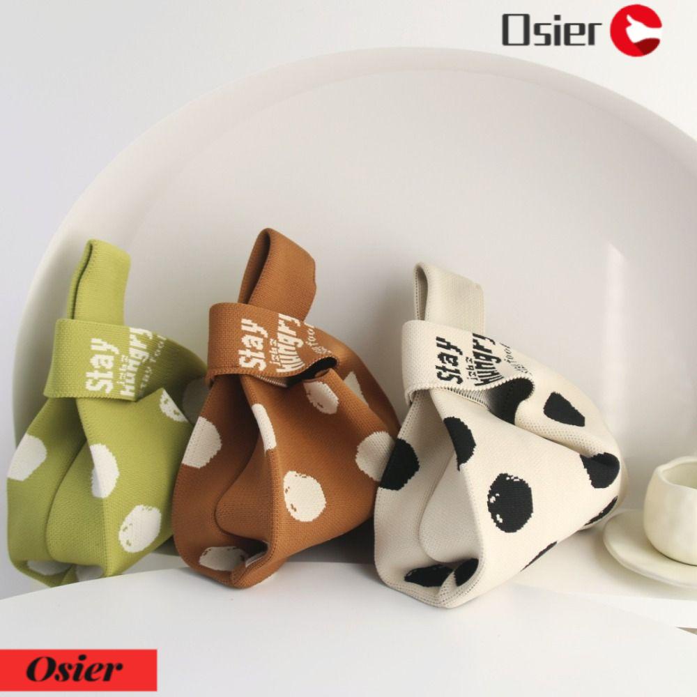 Túi Tote Thắt Nút Họa Tiết Chấm Bi Thông Dụng 1 Cái Cho Nữ