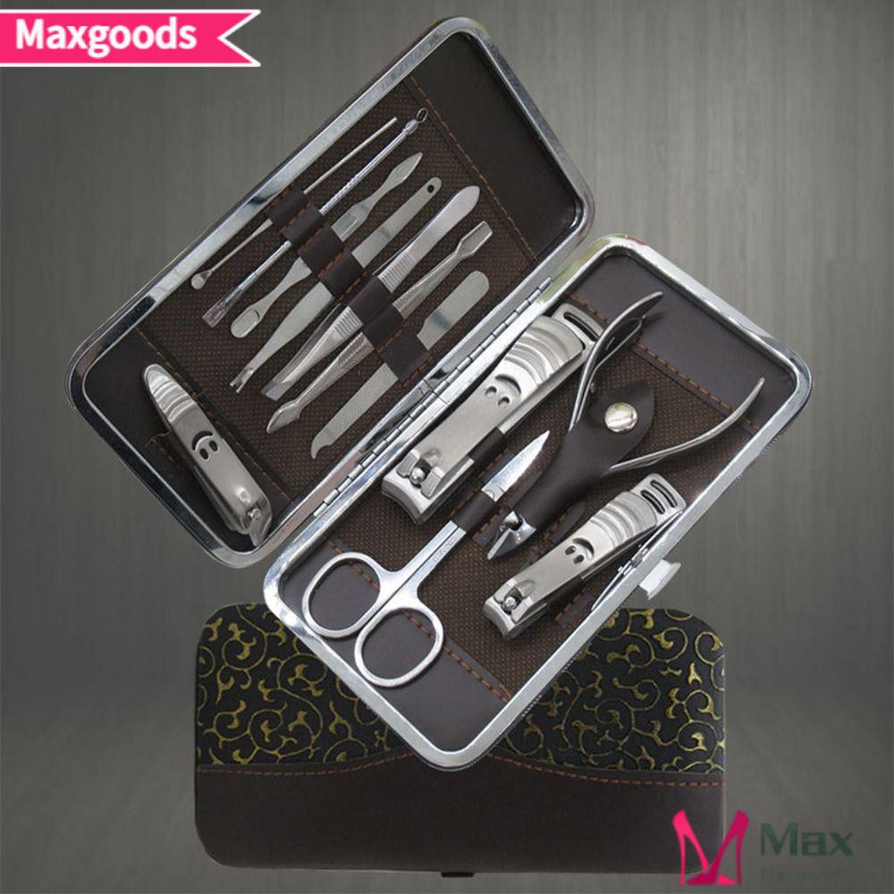 Bộ 12 Dụng Cụ Làm Móng Bằng Thép Không Gỉ Chuyên Dụng