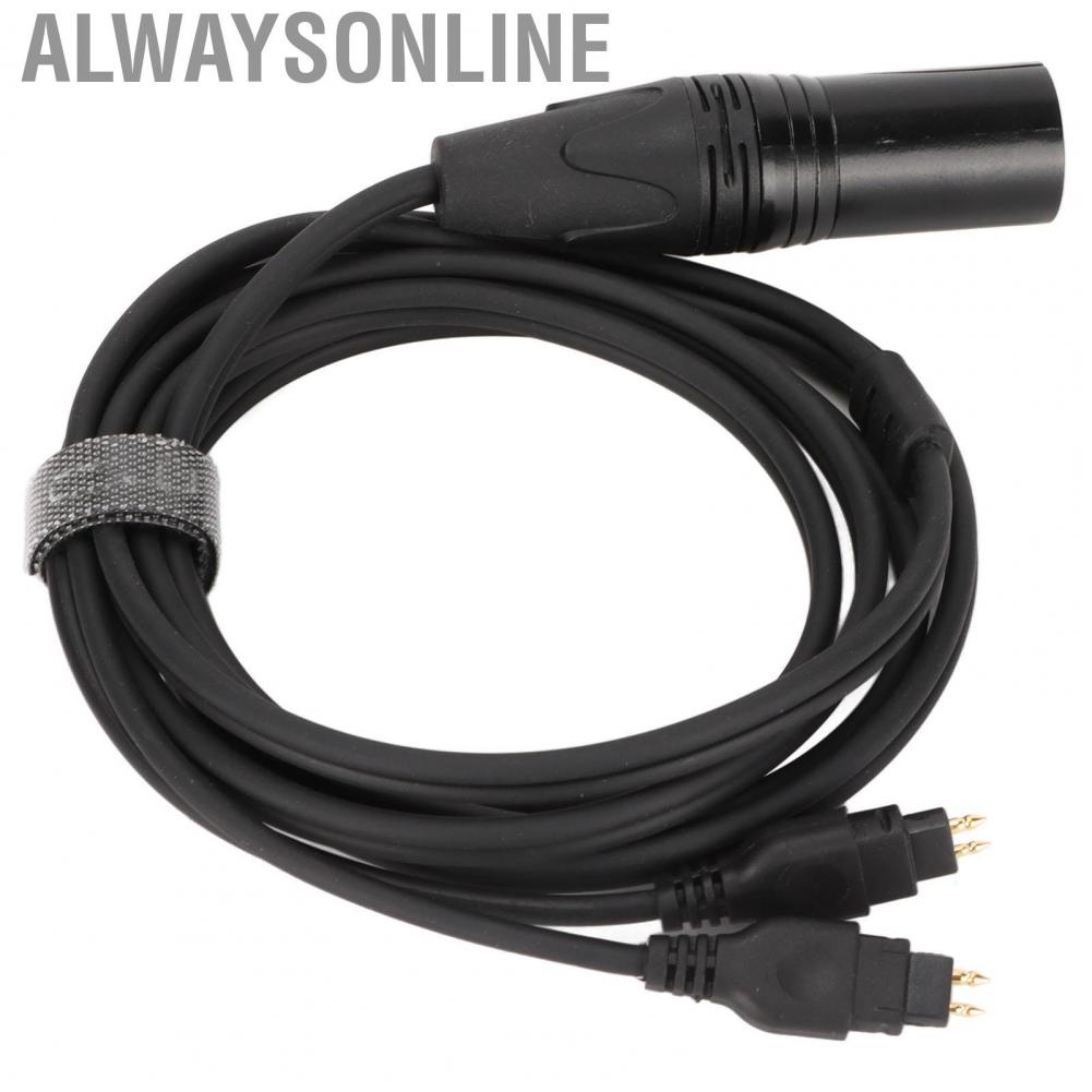 Alwaysonline HD650/600/580/660S/58X/565/545/535 Headphone Cable 4 Pin XLR Male