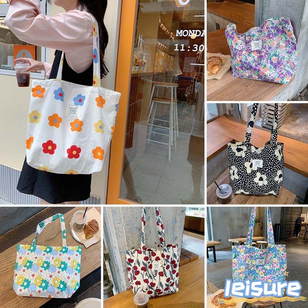 Túi vải Cỡ Lớn Họa Tiết Hoa Thời Trang Cho Nữ