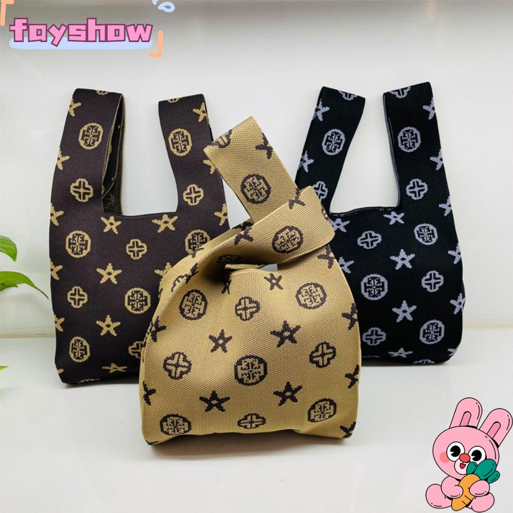 Túi Xách Mini Đan Len Thiết Kế Thắt Nút Độc Đáo Thời Trang Cho Nữ