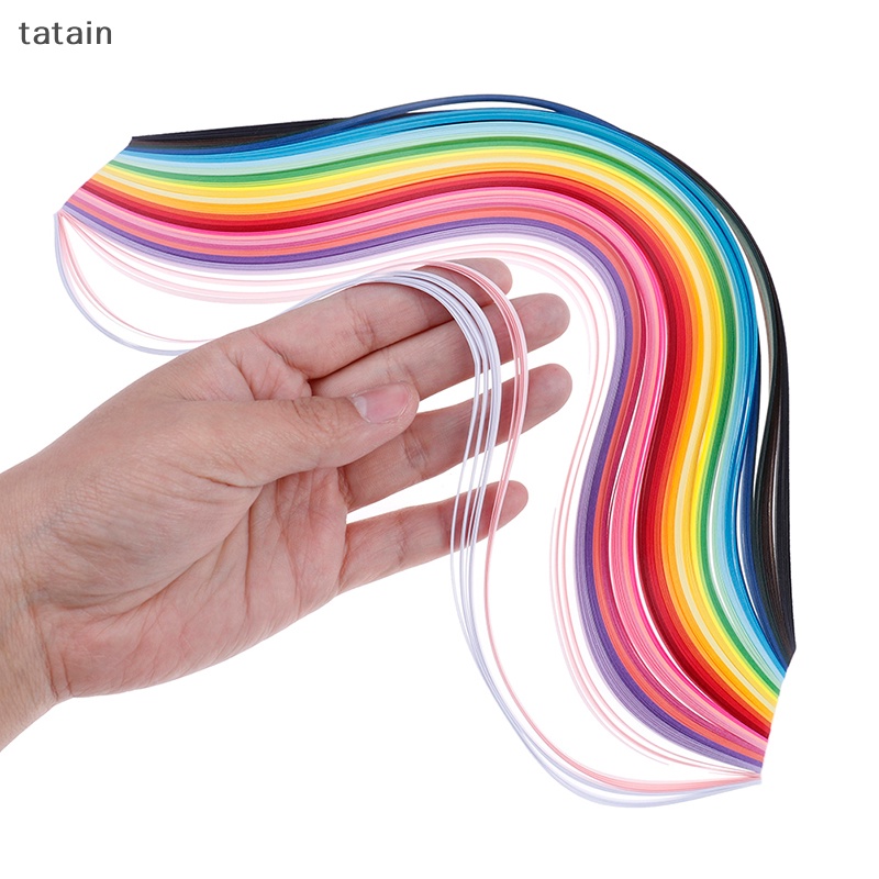 Set 260 Tờ Giấy Xếp Hình 5mm 26 Màu Dùng Làm Đồ Thủ Công diy