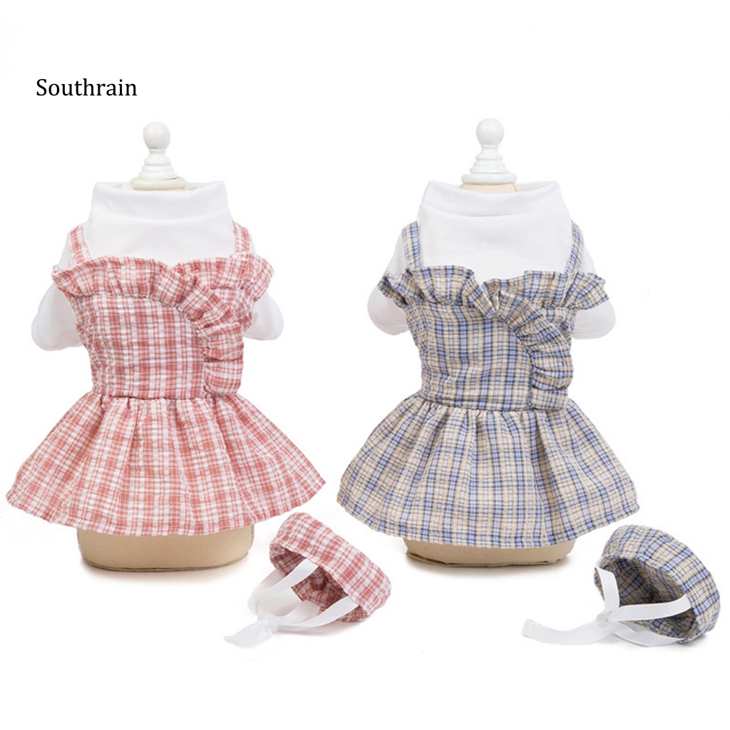 Bộ 2 Món Áo + Mũ Thoáng Khí Thân Thiện Với Da Cho Cún Cưng