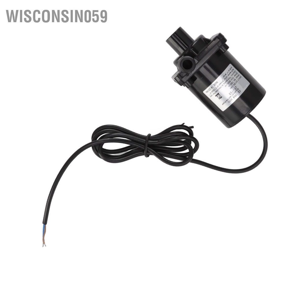 Wisconsin059 Máy bơm nước DC tăng áp không chổi than năng lượng mặt trời ABS cho máy rửa bát đĩa gia đình 8v‑24v