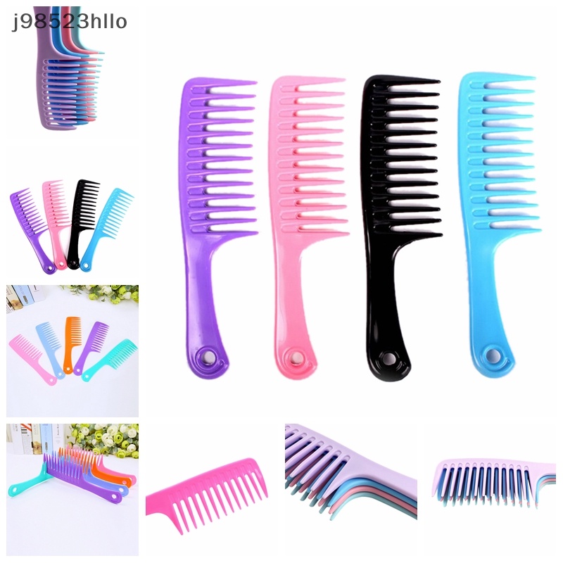 Salon làm tóc nhựa chống tĩnh điện xử lý rộng răng Tóc Lược Detangling