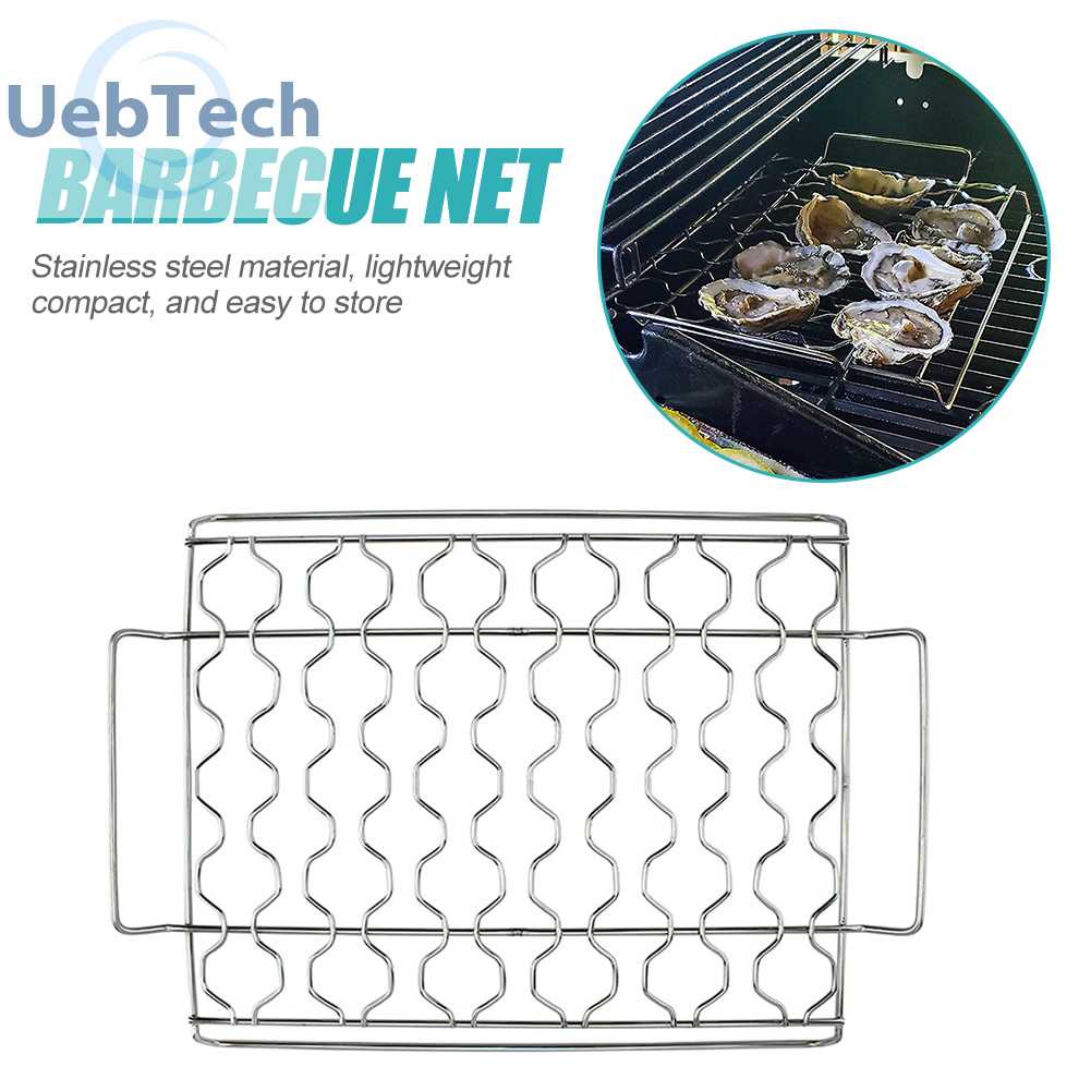 Vỉ Nướng BBQ Bằng Thép Không Gỉ Tái Sử Dụng Tiện Lợi