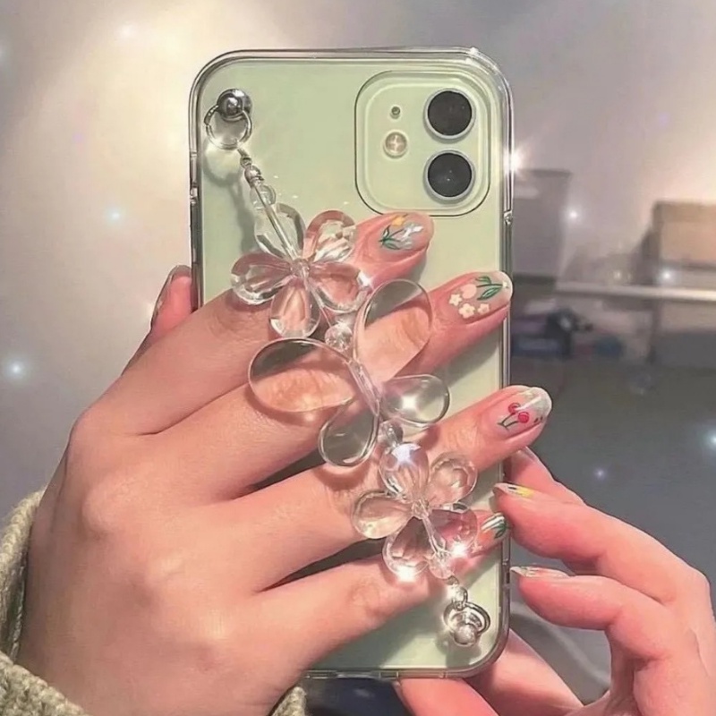 Ốp Điện Thoại TPU Dẻo Siêu Mỏng Họa Tiết Bươm Bướm & Vòng Tay Cho IPhone 14 Pro Max 13 12 Pro Max iPhone 11 XR XS 8 Plus 7 Plus