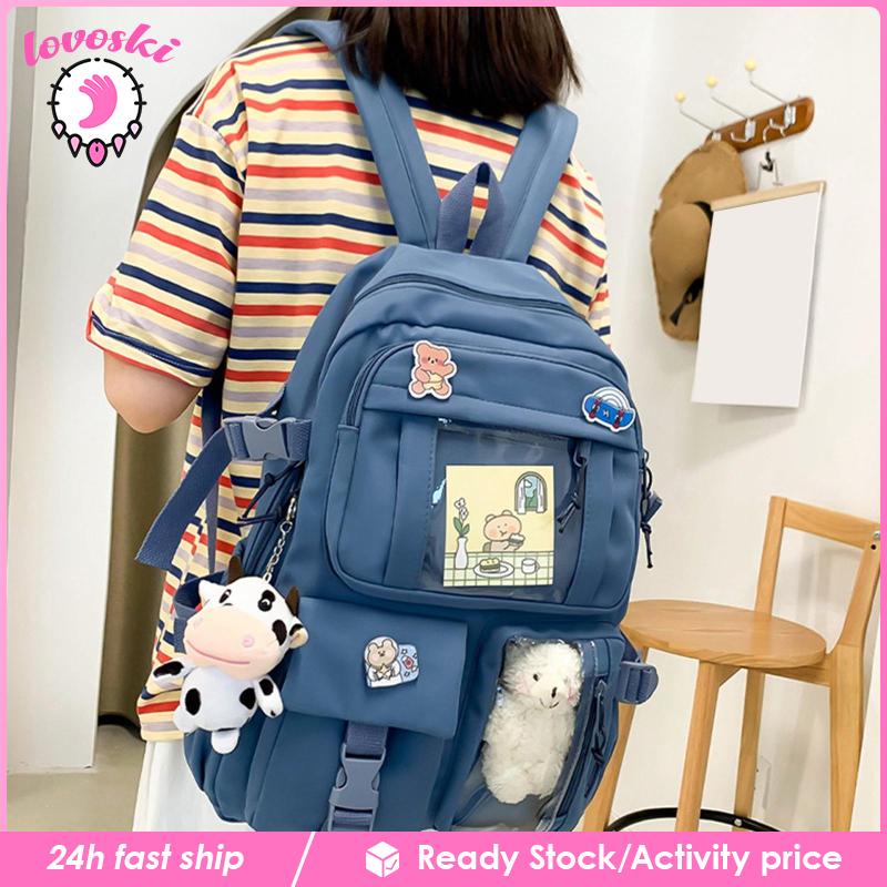 Balo Đựng Laptop Có Dây Đeo Vai Thời Trang Cho Nữ