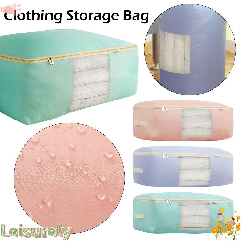 Túi Cotton Đựng Chăn Mền Chống Ẩm In Họa Tiết Xinh Xắn