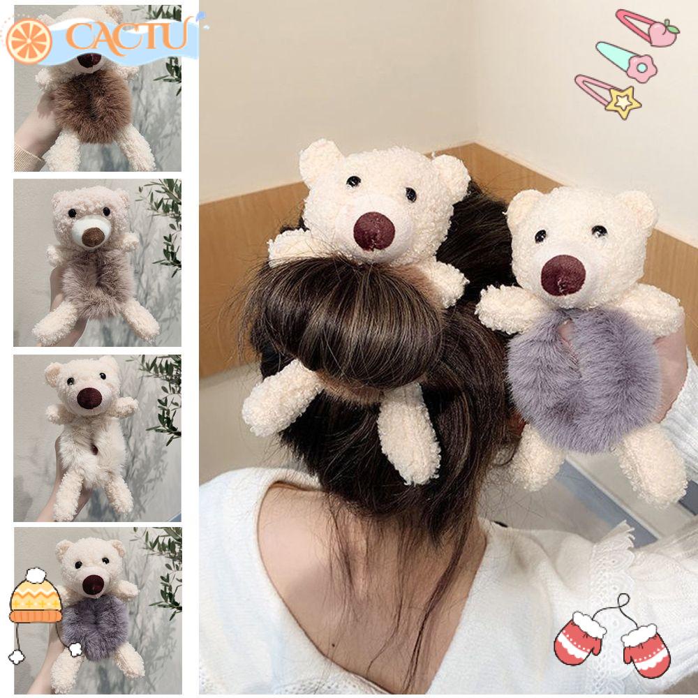 Dây Buộc Tóc Lông Thỏ Giả Mềm Mịn Dễ Thương Cho Bạn Gái