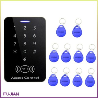 Rfid Access-Control System Security Entry Door Lock Professional Strong Anti-Jamming Induction Distance Lock+10Pcs Keychains [B/5]
