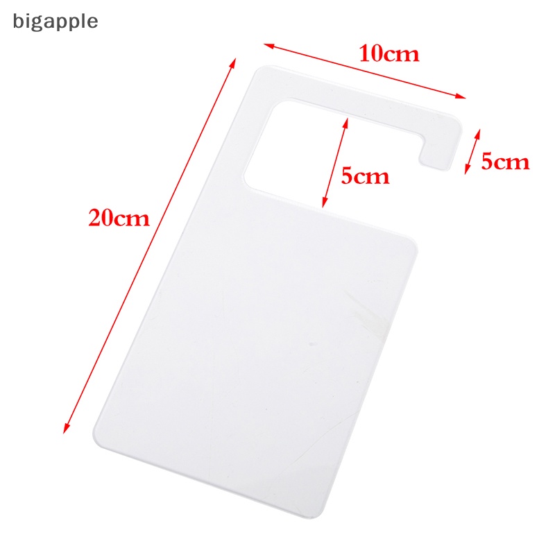 Thẻ Trưng Bày Móng Tay Giả Hình Vuông / Oval / Trái Tim Bằng Acrylic Trong Suốt RDG