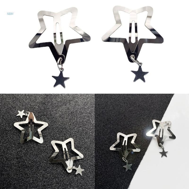 Kẹp Tóc Kim Loại Hình Ngôi Sao Lấp Lánh