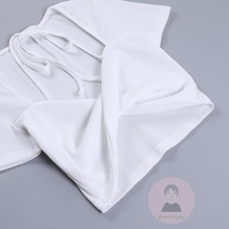 Áo Thun Ngắn Tay Ôm Dáng Màu Sắc Đơn Giản Thời Trang Mùa Hè Cho Nữ