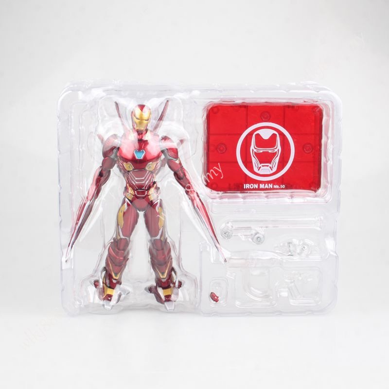 Mô Hình Nhân Vật Iron Man MK85 MK46Marvel Articulado Phim Avengers SHF MK50