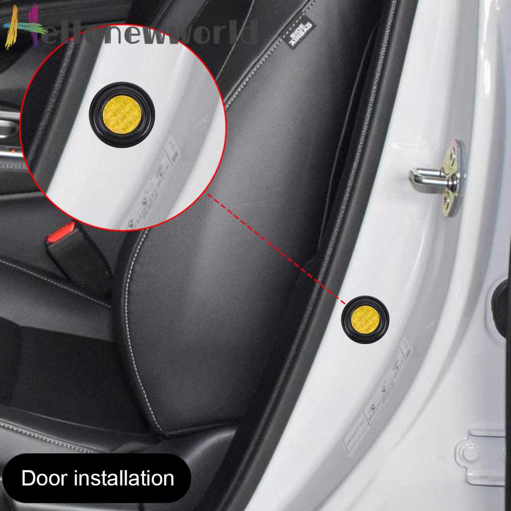 Bộ 10 Miếng Dán Phản Quang Chống Va Chạm Cho Cửa Xe Hơi