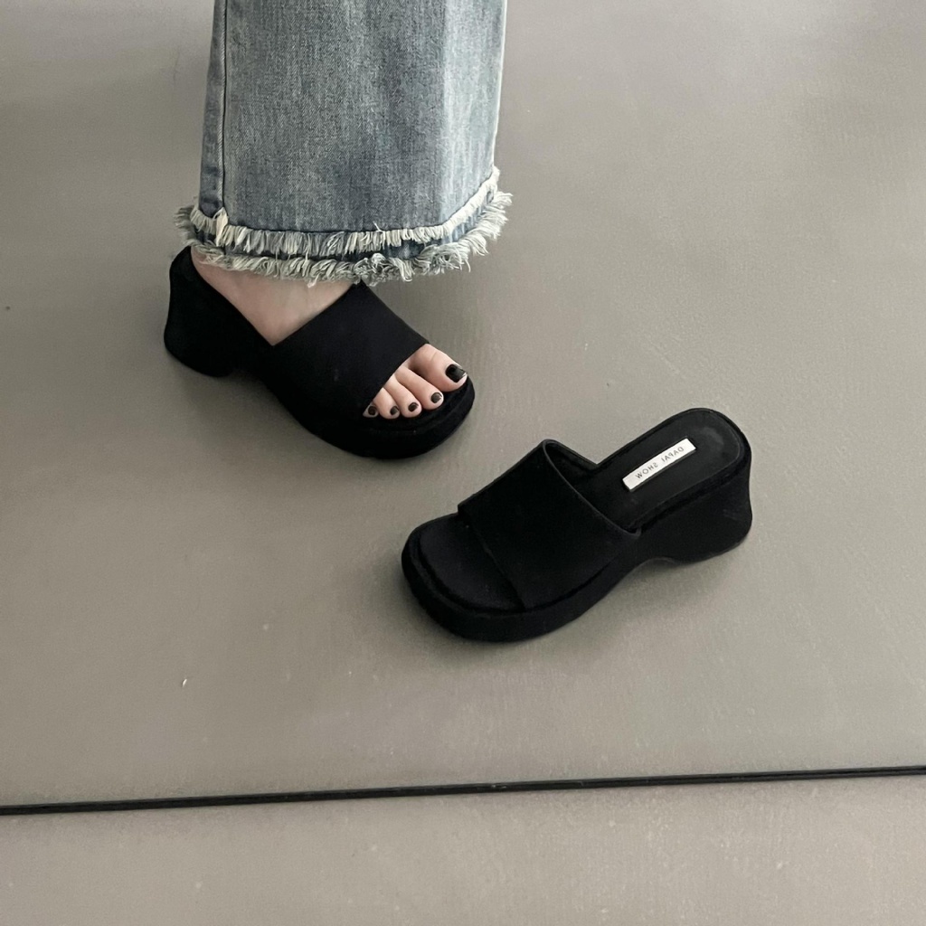 Dép Sandal Đế Xuồng Hở Ngón Thời Trang Mùa Hè Dành Cho Nữ