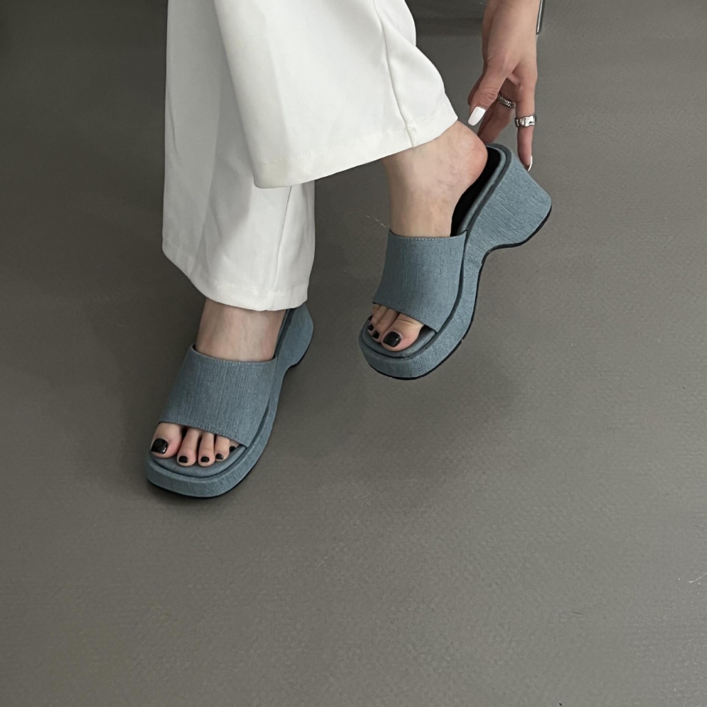 Dép Sandal Đế Xuồng Hở Ngón Thời Trang Mùa Hè Dành Cho Nữ