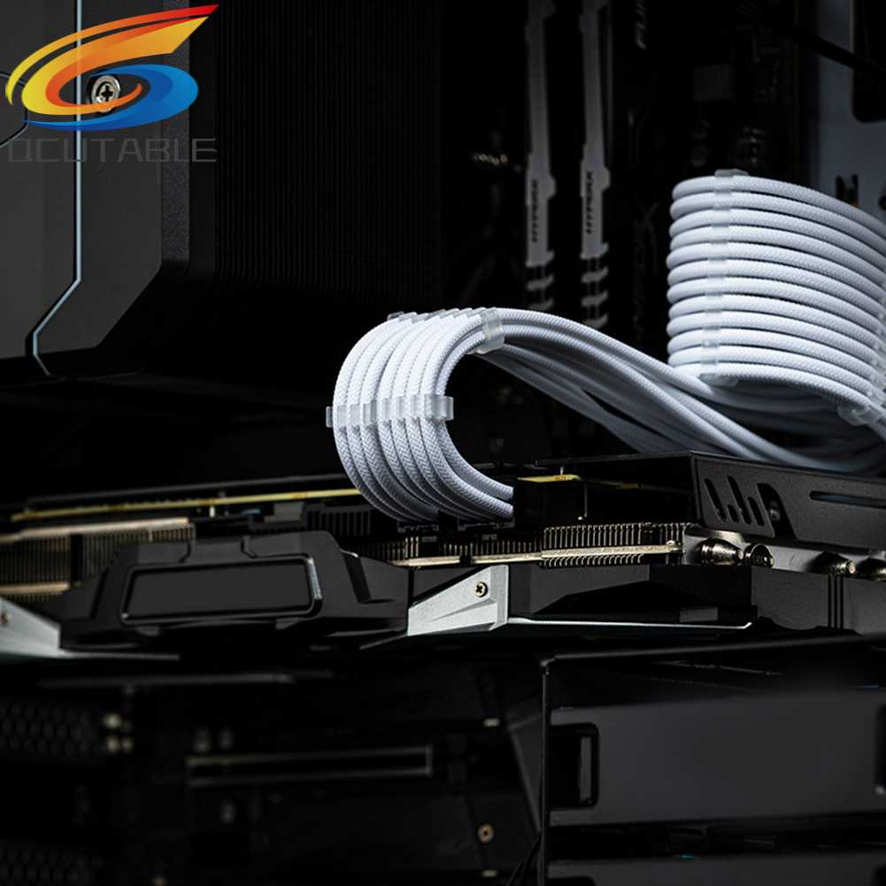 Bộ 24 Lược Sắp Xếp Dây Cáp 24Pin 8Pin 6Pin Cho Máy Tính 3.0-3.6mm