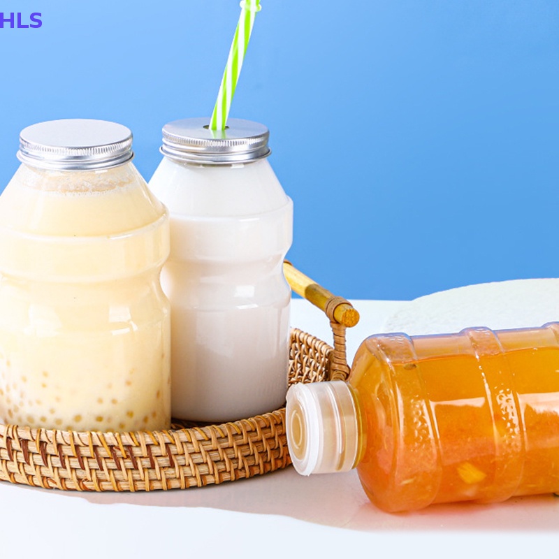 Bình Đựng Nước / Trà Sữa / Cà Phê Bằng Nhựa Thiết Kế Nhỏ Gọn Họa Tiết Giáng Sinh Dễ Thương Tiện Dụng