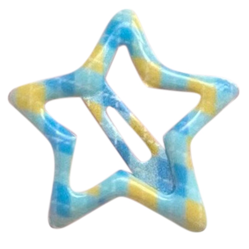 Kẹp Tóc Nhỏ Hình Ngôi Sao Bằng Kim Loại Cho Nữ Y2K